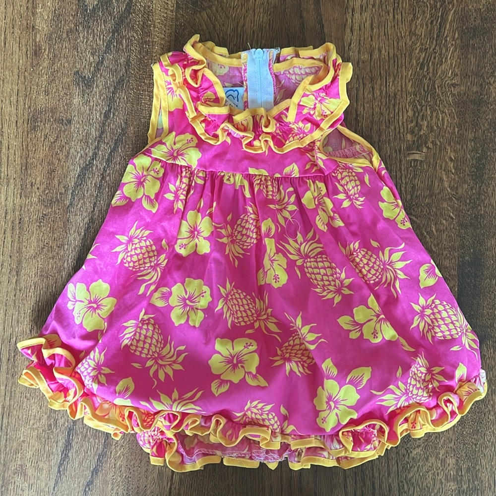 NWT Taj Clubhouse of Honolulu Dress and Bloomers (24M)